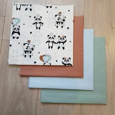 Ткань для рукоделия. Отрезы для пэчворка. Ранфорс Турция. 59*59см. Kirsan