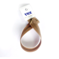 Молния YKK потайная неразъемная тип № 2 60 см арт. 810 бежевый