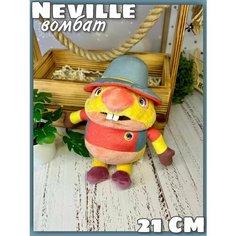 Мягкая игрушка из мультфильма Пляж Кенгуру: Вомбат "Невилл" (Neville).21 см Нет бренда