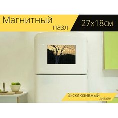 Магнитный пазл "Африка, пустыня, природа" на холодильник 27 x 18 см. Lots Prints