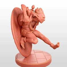 Dnd миниатюры / гоблин из портала / игровая фигурка для раскрашивания / высота 35мм, база 25мм Portal Goblin Studio