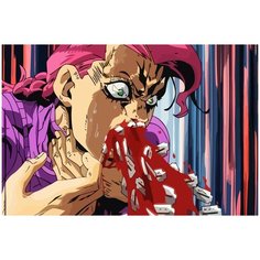 Картина по номерам на холсте аниме jojo джоджо - 2368