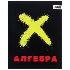 Проф-Пресс Тетрадь предметная 48 листов в клетку Error "Алгебра", обложка мелованная бумага, блок офсет
