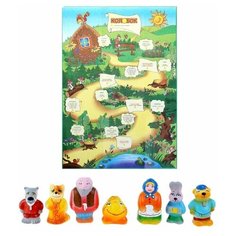 Набор резиновых игрушек «Колобок», 7 шт. Игрушки