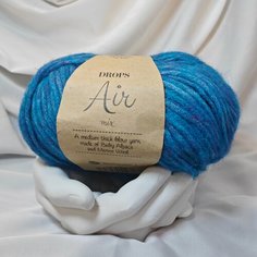 Пряжа Drops Air (Дропс Эйр), Альпака, 150м 50гр, цвет 11 синий фиолетовый