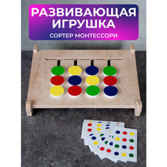 Развивающая игрушка детская (Монтессори) Сити Бланк