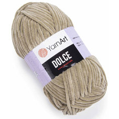 Пряжа YarnArt Dolce светлый хаки (798), 100%микрополиэстер, 120м, 100г, 5шт