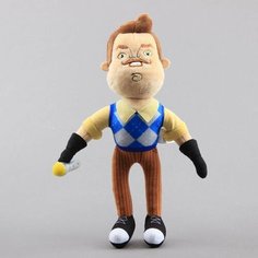 Плюшевая мягкая игрушка Привет Сосед с фонариком Hello Neighbor 30 см Нет бренда