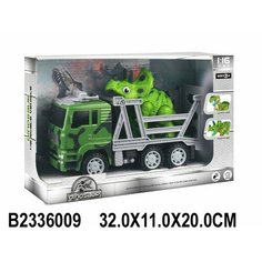 Машинка инерционная + прицеп с динозавром 无 2336009