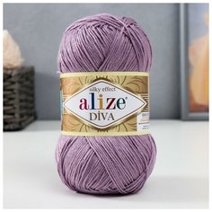 Пряжа "Diva" 100% микрофибра 350м/100гр (505), 1шт Alize