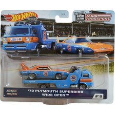 Hot Wheels Plymouth Superbird и Wide Open набор моделей