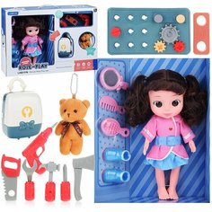 Кукла с аксессуарами, в коробке Kosmos