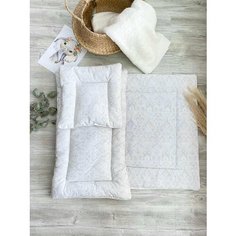 Набор в коляску для новорожденных, матрас и подушечка и одеяло Карусель