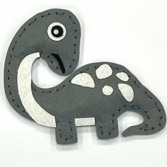 Школа талантов Набор для создания игрушки из фетра «Очаровательный динозаврик»