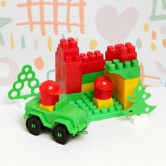 Конструктор, 30 деталей, 14 х 14 х 15 см Uz Toy