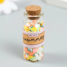 Декор для творчества пластик "Огород зайчика" набор 8 гр 5х2х2 см, 3 штуки Арт Узор