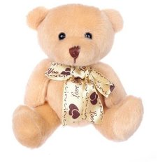 Мягкая игрушка "Мишка с бантом", цвета микс Нет бренда