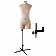 Манекен портновский Виктория, тип Груша, комплект Премиум, р 44, в комплекте подставка «Звезда» и магнит-трафарет Royal Dress Forms