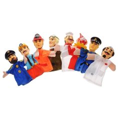 Жирафики Кукольный театр Профессии оливковый