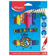 Maped Цветные карандаши Color Peps 18 цветов (183218) разноцветный