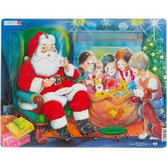 Рамка-вкладыш Larsen Санта с детьми (JUL14), 15 дет.