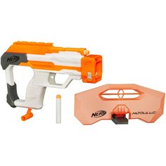 Бластер Nerf Модулус Искусный Защитник B1536, белый/оранжевый/серый