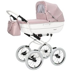 Коляска для новорожденных Reindeer Vintage 2020 (люлька), VN4/wh, цвет шасси: белый