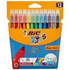 Фломастеры 12 цветов Bic для маленьких детей, 841798
