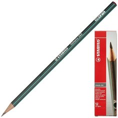 Карандаш чернографитный Stabilo НВ, Othello, без ластика