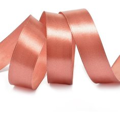 Лента атласная 20мм цв.3123 гр. розовый IDEAL уп.27,4 м