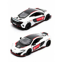 Машинка металлическая Kinsmart 1:36 «McLaren 675LT Exclusive Edition» инерционная, белая KT5392DF-1