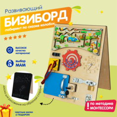 Бизиборд развивающая игрушка для детей Epic Tree