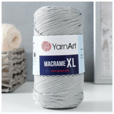 Пряжа "Macrame XL" 100% полиэстер 130м/250г (149 св.серый) Yarn Art