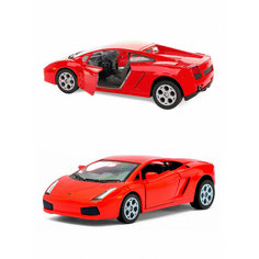 Металлическая машинка Kinsmart 1:32 «Lamborghini Gallardo» инерционная, красная KT5098D-3