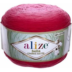 Пряжа Alize Bella ombre Batik 100%хлопок, 900м, 250г, 1шт