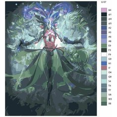 Картина по номерам U-57 "Игра Dota. Death Prophet", 70x90 см Brushes Paints