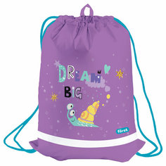 Мешок для обуви 1 отделение Först "Snail dream", 360*470мм, вентиляционная сеточка, светоотражающая полоса Forst