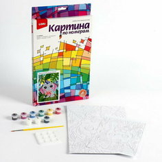 Картина по номерам для малышей "Солнечный слоник" Lori