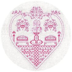 PANNA Набор для вышивания Розовый сад 23 x 22 см (СО-1768)