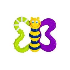 Прорезыватель Жирафики Бабочка 633049 зеленый/фиолетовый