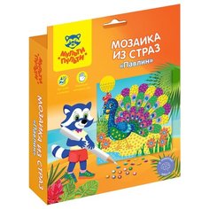 Мульти-Пульти Мозаика из страз Павлин, DM_37180 1 шт.