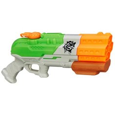 Бластер Nerf Супер Сокер СплаттерБлас (A9463), белый/оранжевый/зеленый