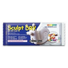Моделирующая паста MUNGYO ( полимерная глина) Sculpt Dry 250 гр, белая