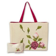 Набор для вышивания Розы, Luca-S, сумка с кошельком