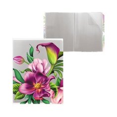 ErichKrause Папка файловая c 30 карманами A4, tropical flowers