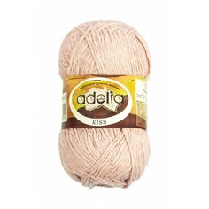 Пряжа Adelia Kiss, 100% полиэстер, 10*50 г, 145 м+-7 м, №19, серо-розовый