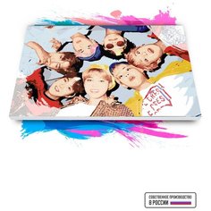 Картина по номерам на холсте BTS 2019, 80 х 120 см Красиво Красим