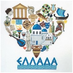 Набор для вышивания Греция 25 х 25 см марья искусница 11.001.26