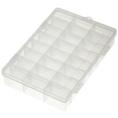 Контейнер пластиковый 19.8 Х 13.4 Х 3.8 СМ со съемными разделителями, Арт. 2-750/05 Hobby Time