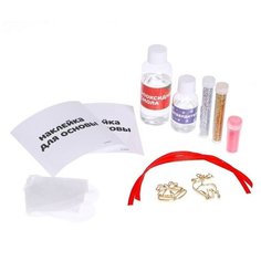 Набор для опытов, украшения из эпоксидной смолы, "Олень и колокольчики" ЭВРИКИ